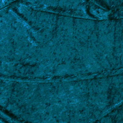 32" Crushed Teal Panne' Velour Fabric